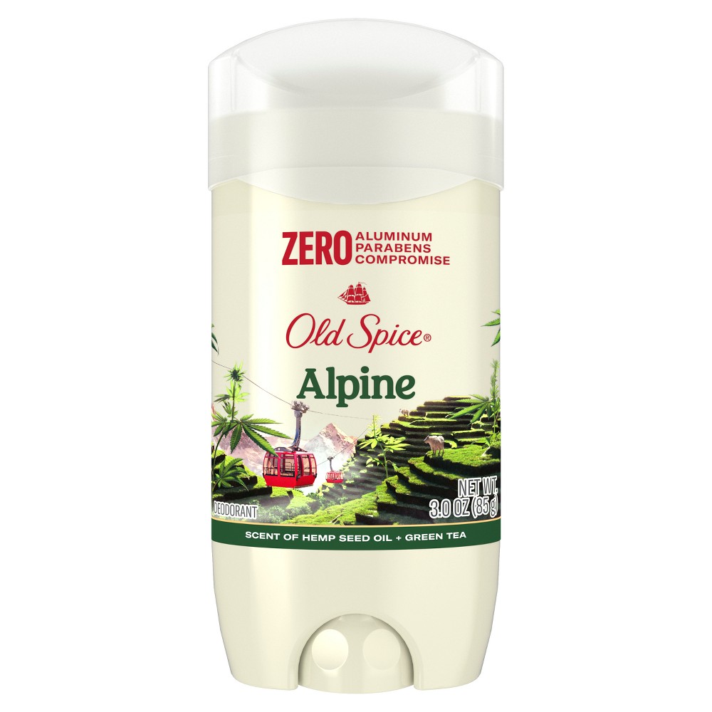 Photos - Deodorant Old Spice  Alpine with Hemp Seed Oil - Inspired by Nature - Aluminum-Free 3oz 
