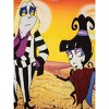 Beetlejuice Cartoon Characters In Desert Big Print Crew Neck Short Sleeve Adult T-shirt - 3 of 4