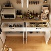 FUFU&GAGA Split Pantry Cabinet 2-Drawer Combo Kitchen Cabinet - 4 of 4
