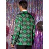 Lars Amadeus Men's Slim Fit Lightweight Formal Argyle Plaid Sports Coat - 3 of 4