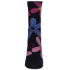 Memoi Women's Garden Floral Combed Cotton Crew Socks Bright Navy 9-11 - 2 of 4