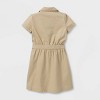 Girls' Short Sleeve Uniform Safari Dress - Cat & Jack™ - 2 of 3