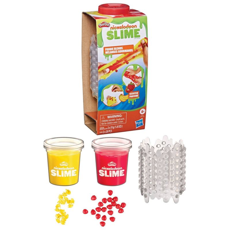 Play-Doh Nickelodeon Slime Foodie Blends Strawberry Banana, 3 of 5