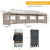 Maggift Canopies and Gazebos, Instant Setup Shade for Camping, Parties or Outdoor Events, Easy to Set Up and Take Down, Beige, 344.4"*116.4"*111.6" - 2 of 4