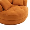 PAGED Fluffy Bean Bag Chair, Modern Floor Chair, Comfy Sofa Chair with High-Resilience Sponge Padding for Living Room - 3 of 4