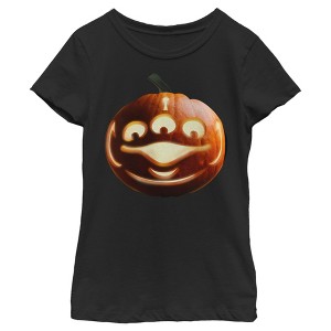 Girl's Toy Story Halloween Alien Pumpkin T-Shirt - 1 of 4