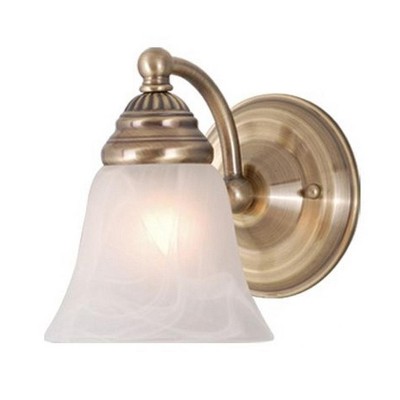 Vaxcel Standford 1 - Light Vanity in  Antique Brass