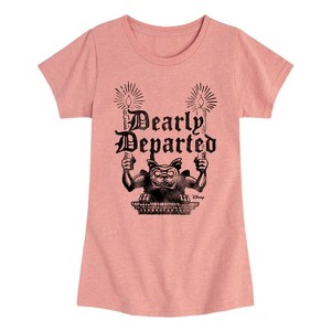 Girls' - Disney - Haunted Mansion Parks Attraction Fitted Short Sleeve Graphic T-Shirt - 1 of 4
