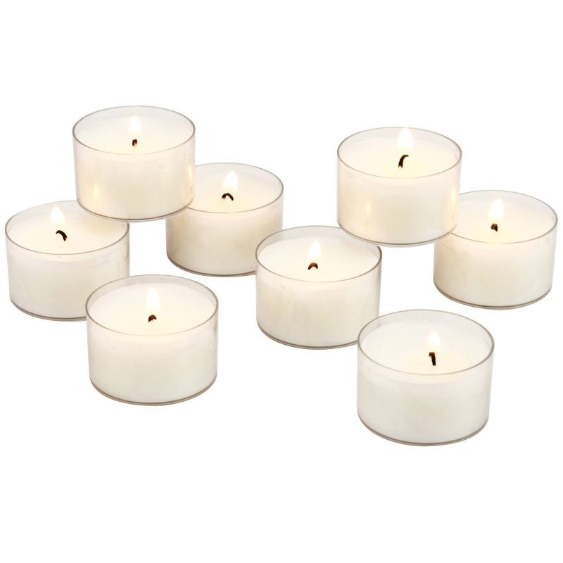 Clear Cup Tealight Candles White - Stonebriar Collection, 1 of 6