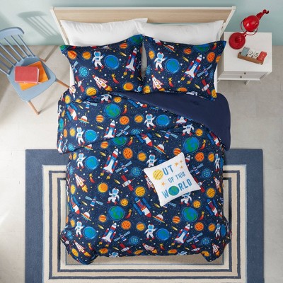 Full Queen Bryson Outer Space Comforter, Space Themed Twin Bedding
