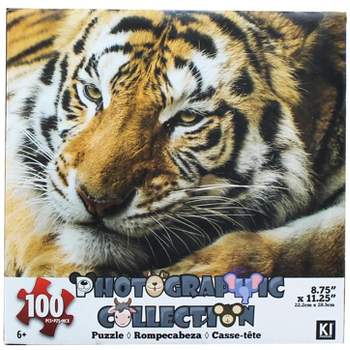 CroJack Capital Inc. Tiger 100 Piece Photographic Collection Jigsaw Puzzle