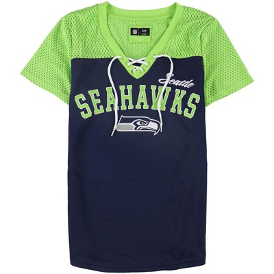 G-III Sports Womens Seattle Seahawks Embellished T-Shirt