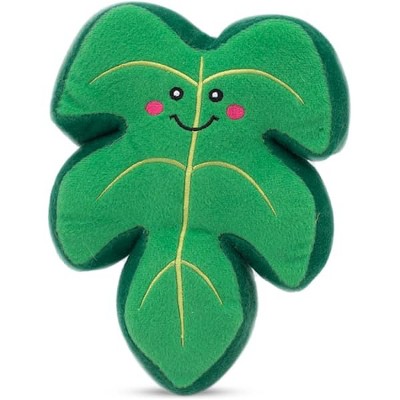 ZippyPaws Squeakie Pattie - Monstera Leaf Dog Toy