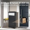 Acekool Anti-Theft Parcel Drop Box, Steel Mailbox with Combination Lock, Weatherproof Package Storage for Porch or Curbside - 2 of 4