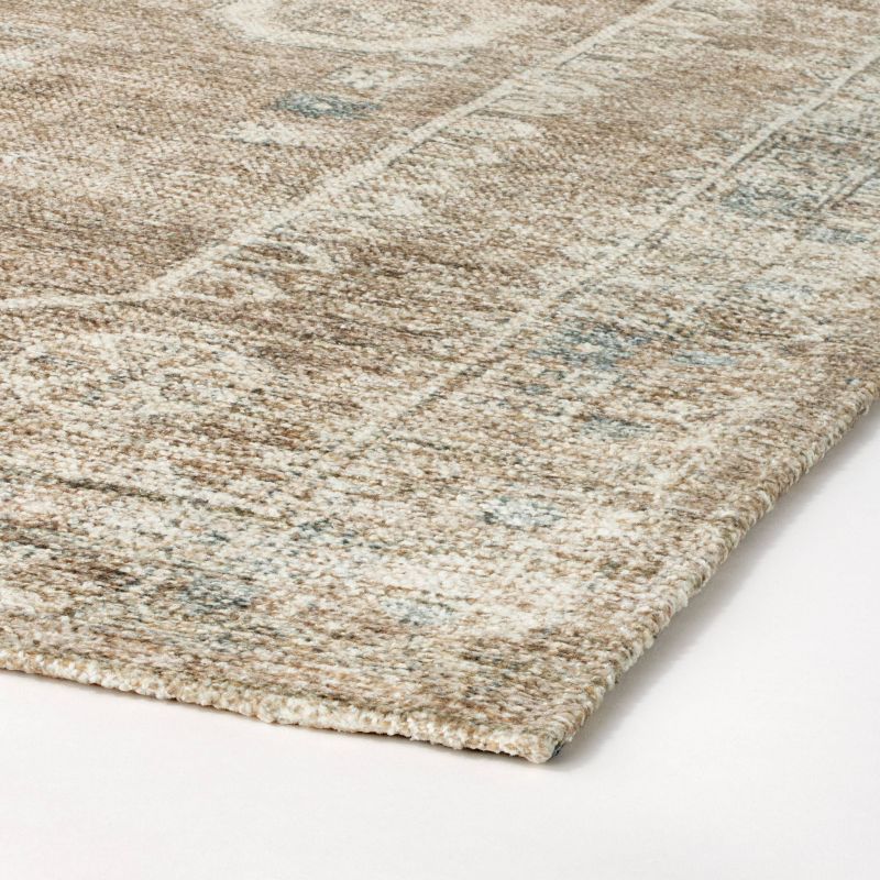 Distressed Persian Woven Area Rug Brown - Threshold™ designed with Studio McGee, 3 of 6