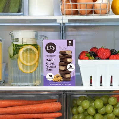 Clio Snacks Cookie Dough Greek Yogurt Mini-Bars - 6.21/8pk
