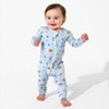 Bellabu Bear Baby The Eye Blue Bamboo Convertible Footie - 3 of 4
