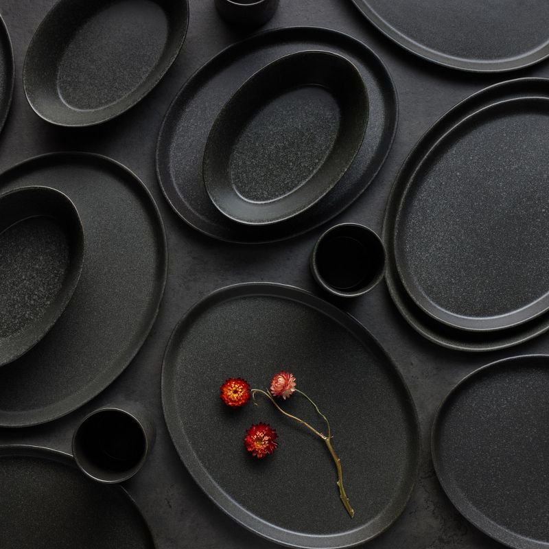Stone by Mercer Project Katachi Stoneware 16-Piece Dinnerware Set, 4 of 7