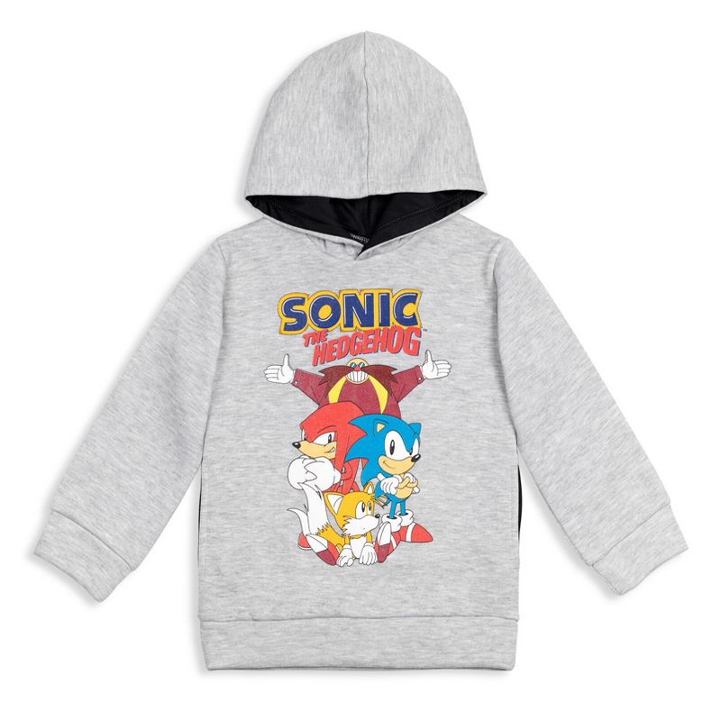 Sonic the Hedgehog Tails Knuckles Hoodie Little Kid to Big, 1 of 9