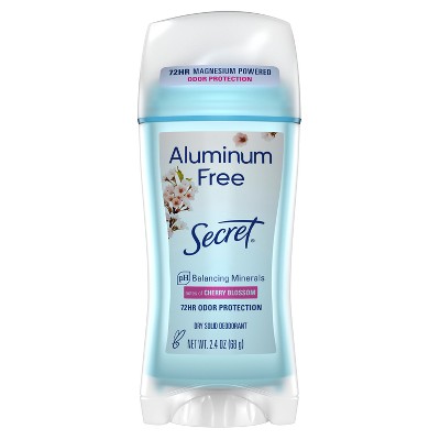Secret Aluminum-Free Deodorant for Women - Cherry Blossom - 2.4oz