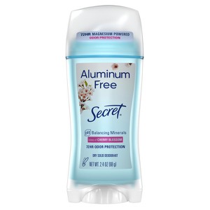 Secret Aluminum-Free Deodorant for Women - Cherry Blossom - 2.4oz - 1 of 4