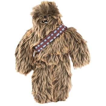 Buckle-Down Dog Toy Squeaker Plush - Star Wars Furry Chewbacca Standing Pose
