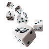MasterPieces Officially Licensed NFL Philadelphia Eagles - 6 Piece D6 Gaming Dice Set Ages 6 and Up - 3 of 4