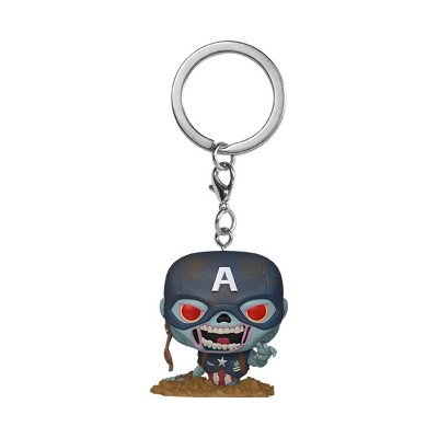 Funko Pop! Keychain Zombie Captain America Collectable Mini Figure