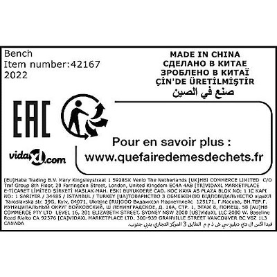 White Cast Aluminum Garden Bench with Ornate Floral Design