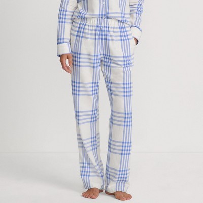 Lands' End Women's Print Flannel Pajama Pants