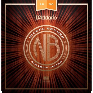 D'Addario NB1256 Nickel Bronze Light Top Med Bottom Acoustic Strings - 1 of 1