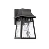 Chloe Lighting Grant Transitional 1 Light Textured Black Outdoor Wall Sconce 10" Tall - 3 of 4