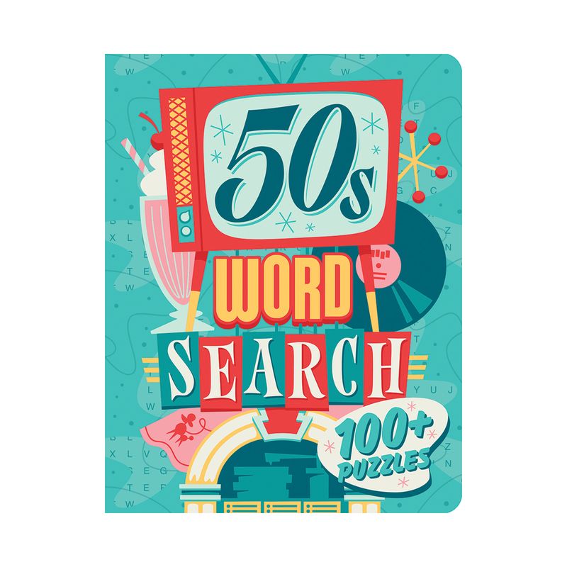 50s Word Search - (Brain Busters) by  Parragon Books (Spiral Bound), 1 of 2