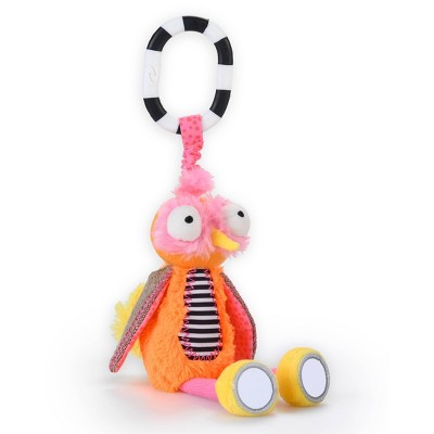 Ollie Multicolor Plush Hanging Activity Toy with Chime
