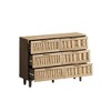 NicBex 43.31" Rattan Dresser with Drawers, 6-Drawer Dresser for Bedroom in Wood Tone, Modern Storage Cabinet for Bedroom & Closet - 4 of 4