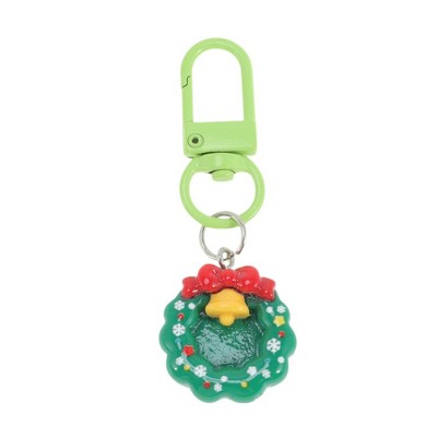 Unique Bargains Christmas Keychain Lobster Clasp Alloy Resin Colorful 1 Pc