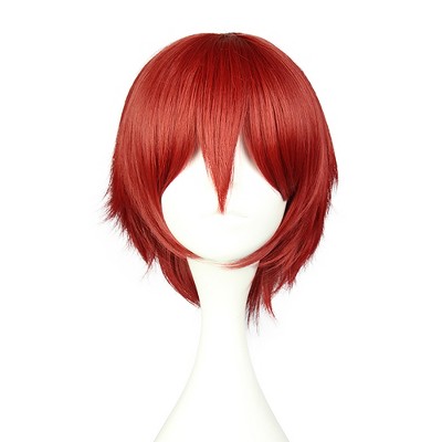 Short red hair clearance wig