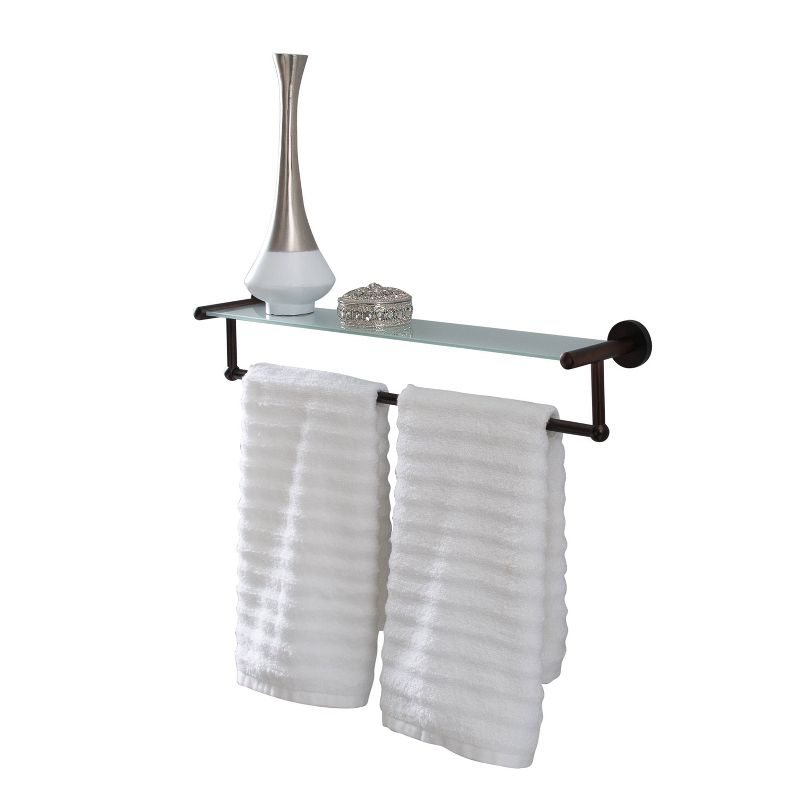 Shelf with Towel Bar Chrome - Organize It All, 3 of 7