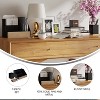 Flash Furniture Comerford 7-Compartment Wood Accessory Holder Set Black 3 Piece (HFMHDGDI781315) - 3 of 4