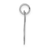 Black Bow Jewelry 14k White Gold, Sophia Collection, Small Script Initial N Pendant - 2 of 4
