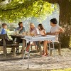 NAYSAYE Grill Racks Portable Stainless Steel BBQ Grill Durable for Outdoor and Home Use, Silver, 39.3"*12.2"*27.9" - 2 of 4
