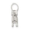 Black Bow Jewelry Sterling Silver 3D Dachshund Pendant - 2 of 4