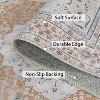Acekool Washable Vintage Medallion Area Rug, Non-Slip Ultra Soft Low Pile Distressed Carpet for Living Room Bedroom, Easy Care - 3 of 4