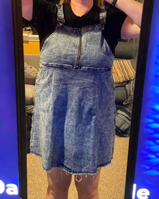 Agnes Orinda Women s Plus Size Denim Overall Zipper Frayed
