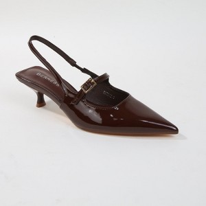 Berness Women's Corrie Slingback Kitten Heels with Buckled Strap - 1 of 4