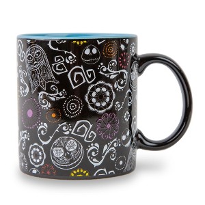 Silver Buffalo Disney The Nightmare Before Christmas Sugar Skulls Ceramic Mug | Holds 20 Ounces - 1 of 4