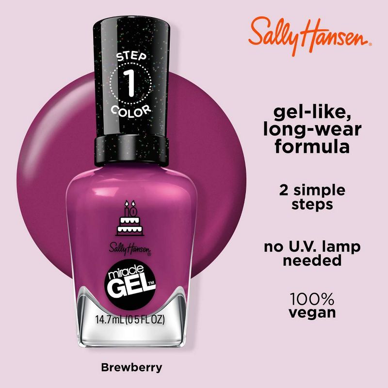 Sally Hansen Miracle Gel Nail Polish - One Gel of a Party Collection - 0.5 fl oz, 6 of 12