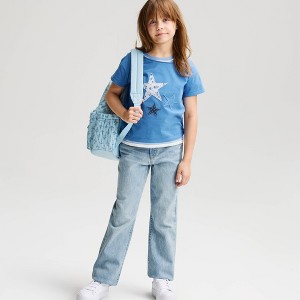 Playera de manga corta 100% algodón de hombros caídos para niña - Cat & Jack™