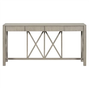 Tramull Console Table with 4 Drawers, Modern Farmhouse Entryway Table for Living Room, Hallway - 1 of 4