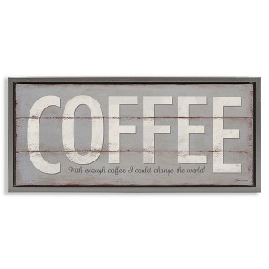 Stupell Industries Sassy Coffee Change The World, 25" x 11" - 1 of 4